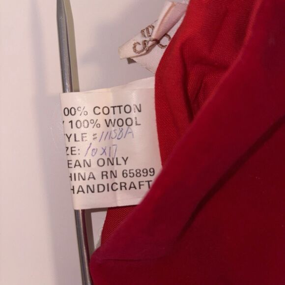 Vtg Christmas Needlepoint Stocking Angel Harp Doves 1991 Imperial Elegance - Picture 10 of 10